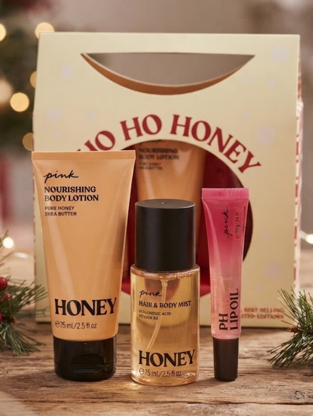 Pink Victoria's Secret Gift Set Honey